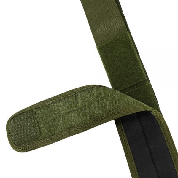 Velcro strap on the Cobra gun belt