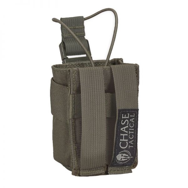 chase tactical radio pouch- green