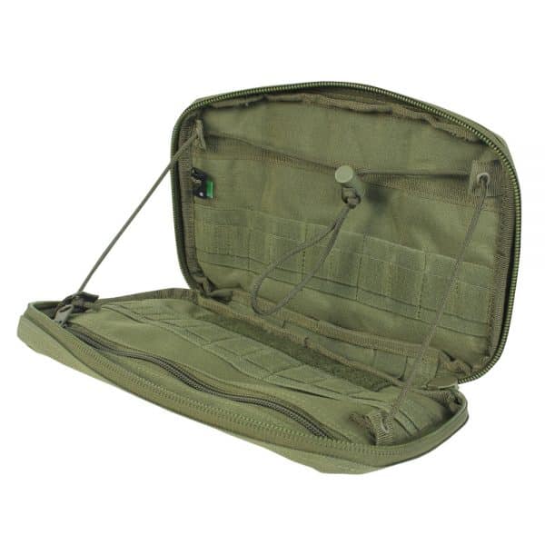 open view of utility pouch