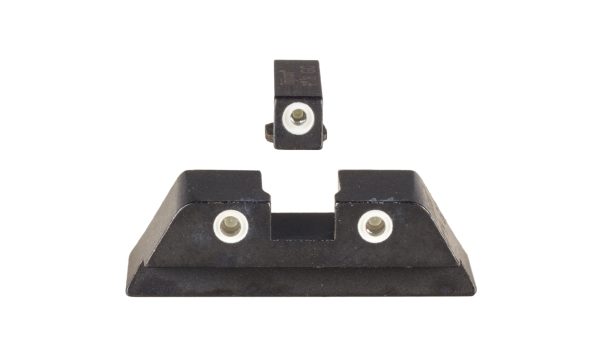 front view Trijicon night sights