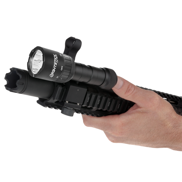 long gun, dual beam weapons flashlight