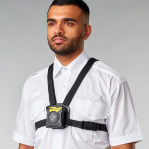 Peter Jones Klick Fast Delta Chest Harness and body worn camera